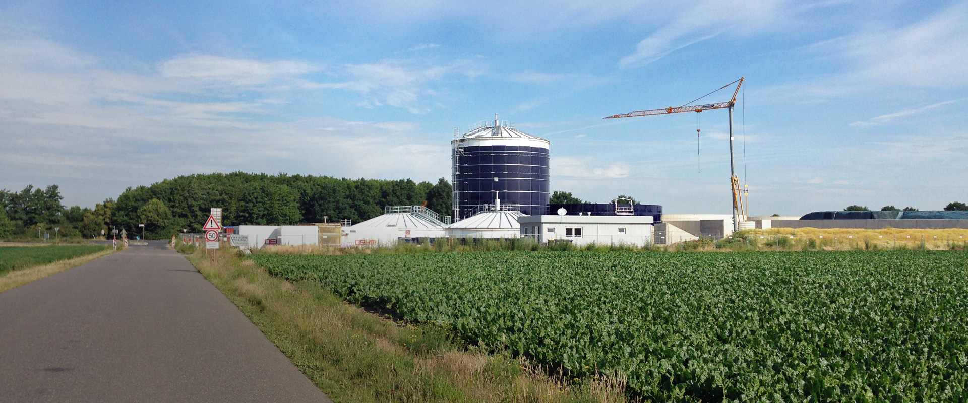 Biogas production in Bergheim